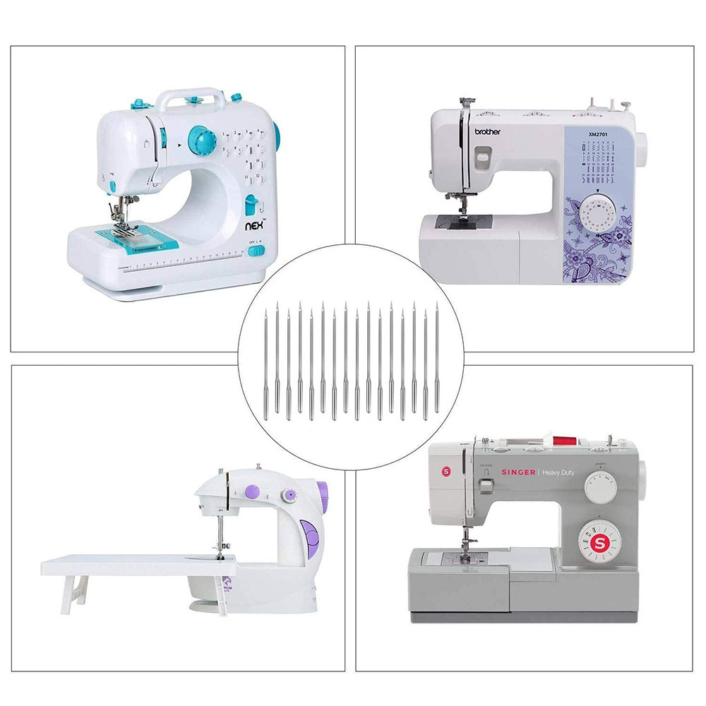 Accesorios para máquinas de coser máquina de coser doméstica aguja de la máquina de coser universal aguja de la máquina de coser de alta calidad accesorios de costura aguja de la máquina al por mayor