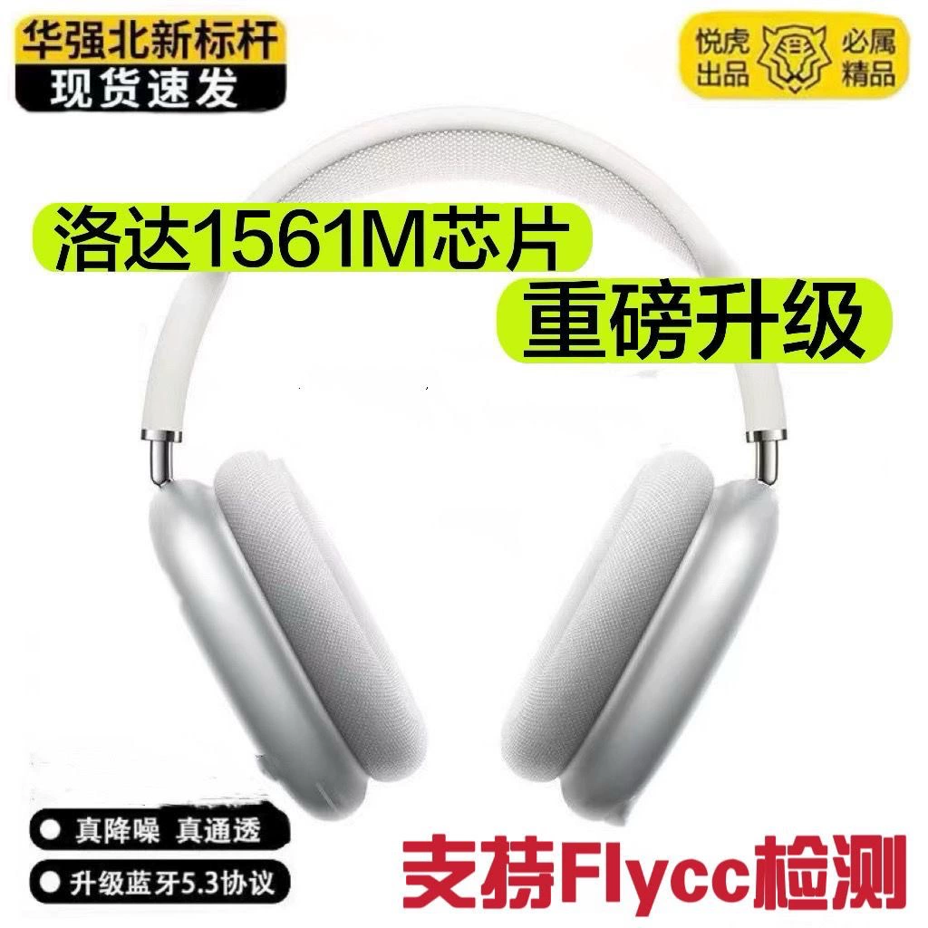 Накладные Bluetooth наушники Huaqiangbei ProMax2 2025, подходят для Apple iPhone16, беспроводные с шумоподавлением