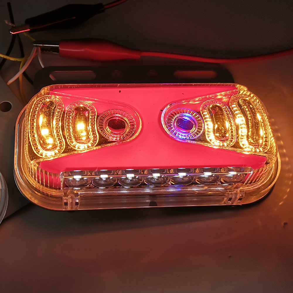 Camión luz lateral 24V Super brillante piso Luz de marcha atrás coche llevó la luz lateral del lado del remolque luz del piso del remolque