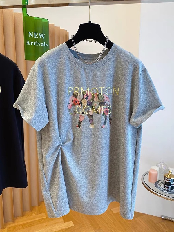 プラスサイズ 120kg 韓国ツイストデザイングレースリットコットン Tシャツレディース半袖夏ルーズラウンドネックトップ|undefined