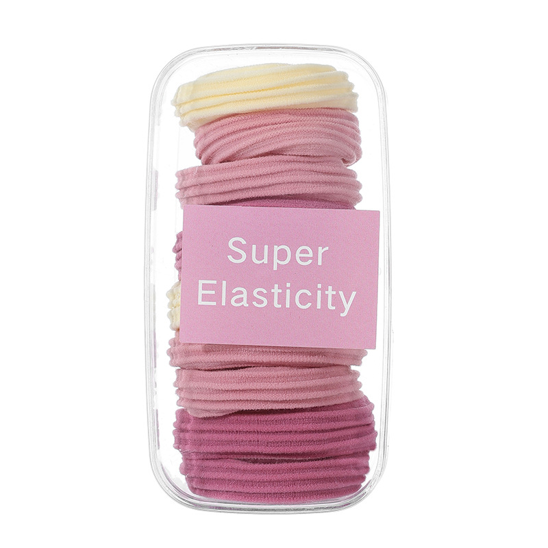 Cauda de caballo no colapsar anillo de cabello para mujeres de alta altura elástico anillo de cabello de correa duradero para adultos grueso y grueso cabeza de cabello