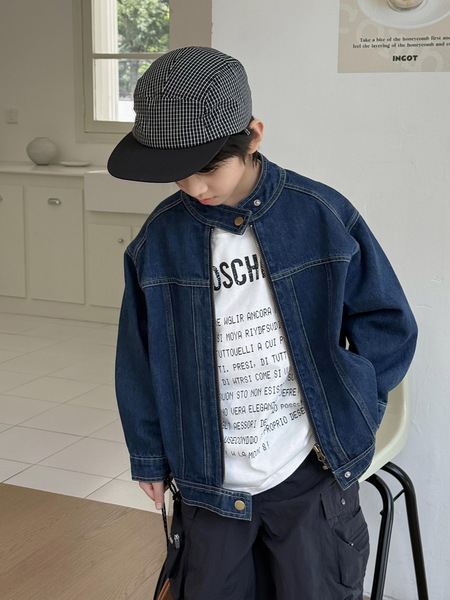 Demi-season retro long-sleeve for boys