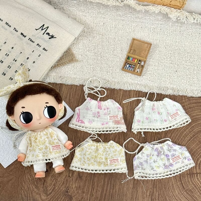 Tata Doll Clothes Retro Gauze Nightgown Crying Doll 10cm Doll Clothes Mini Doll Dress 1/6 Bjd Dress Wholesale