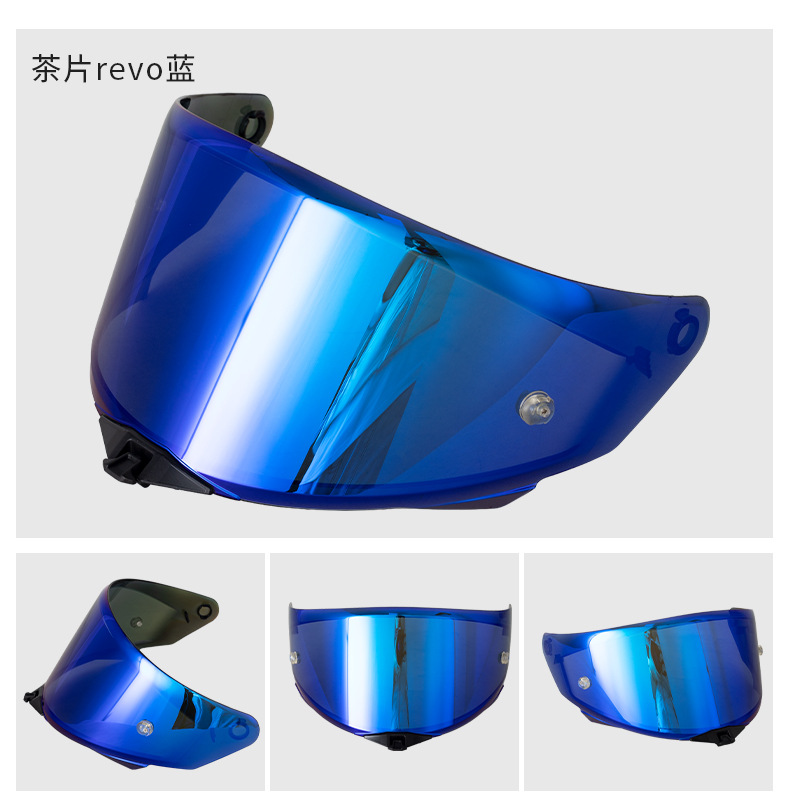Motorcycle Helmet Tt-Revo Lens Electroplated Sun Protection Uv Protection Tt-Revo Helmet Safety Accessories