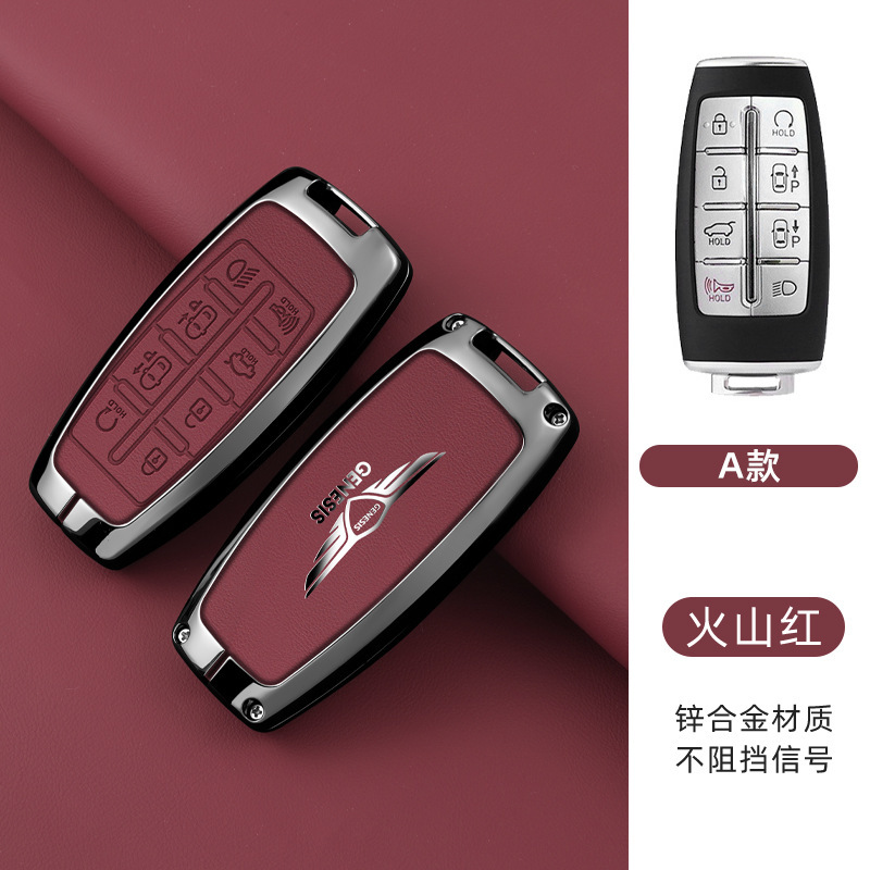 모델 A 8버튼 [싱글 쉘] 버건디