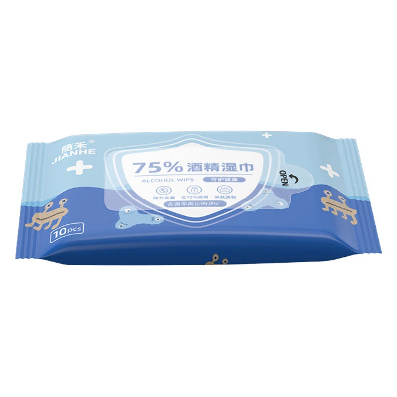 75 спиртовые дезинфекционные влажные салфетки оптовая фабрика 10 штук студенческих игрушек ручная стерилизация чистящие влажные салфетки