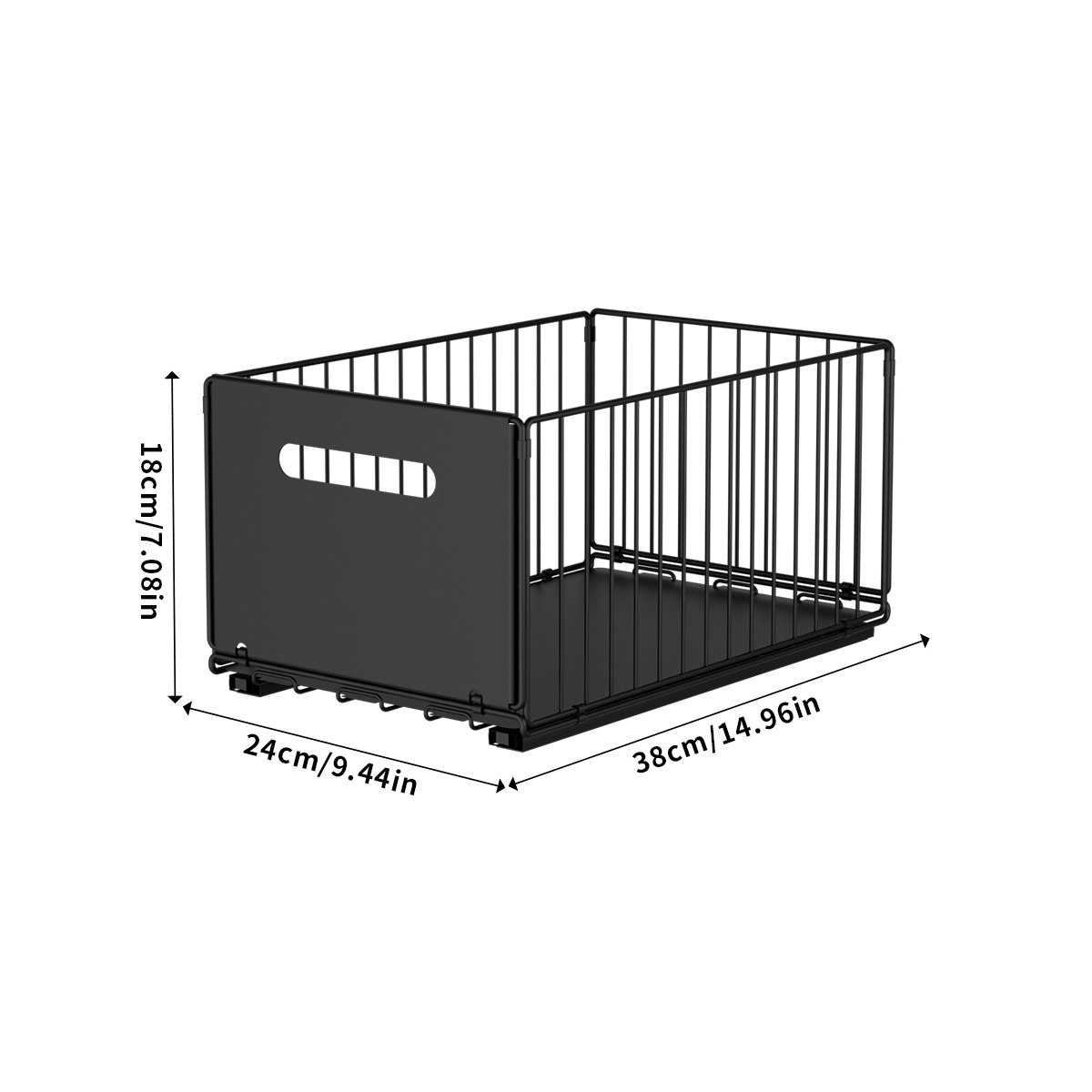 Estantería de almacenamiento interior de armario extraíble para armarios de cocina, armario profundo para el hogar, caja de almacenamiento desplegable, organizador multifuncional de especias