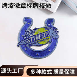 徽章定制标牌铭牌 勋章 周年庆奖章定做金属珐琅校徽烤漆胸针定制