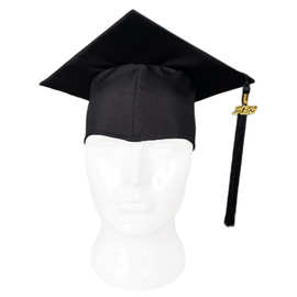 2023吊牌博士帽学士帽成人礼帽学位毕业帽学校毕业典礼学士服帽子