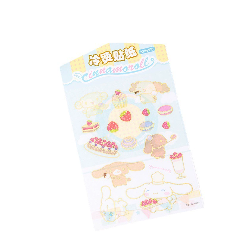 KT86510 подлинный Sanrio холодная вырезка наклейка мультяшный Kulomi ручной работы DIY материал золотая фольга