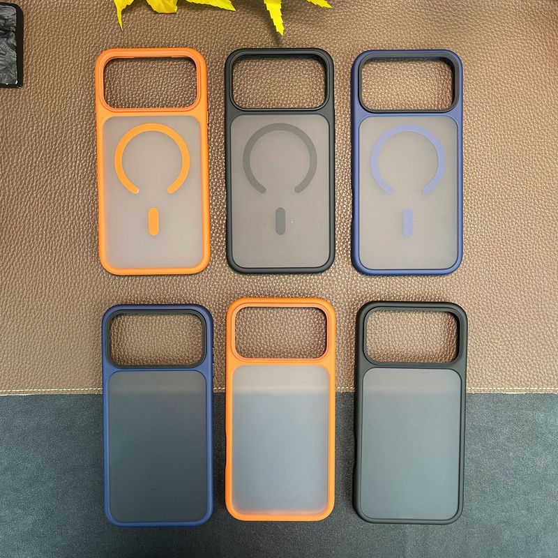 适用iPhone17Promax手机壳经典优盾肤感磁吸磨砂PC软边苹果17护套|undefined