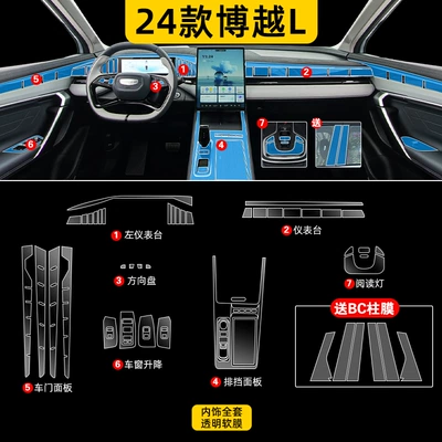 Films, Central Control Film, Screen | Car interior film - 24-boyue-l-full-set-hydrogel-film-excluding-screen