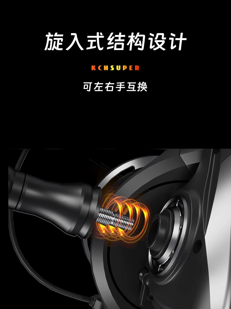 Manufacturer wholesale all-metal fishing wheel long-range fishing boat fishing anchor fishing wheel 9000-12000 fishing reel spinning wheel