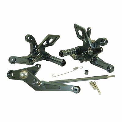 rearward assembly, Motorcycle pedals - grey