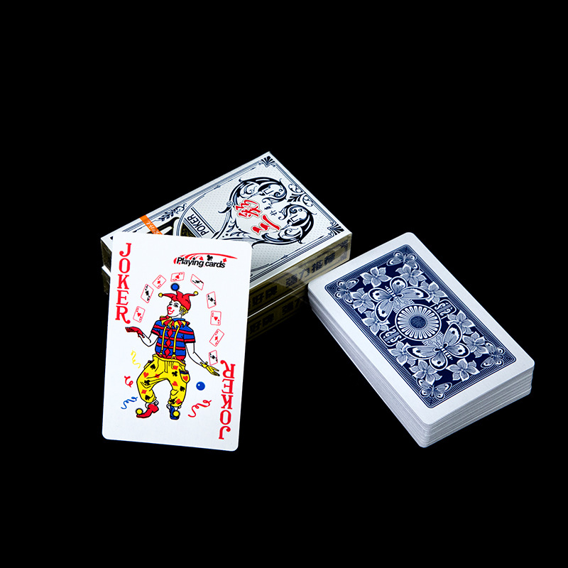 Tri-color poker cards leisure and entertainment mid-to-high-end game playing cards card room tea house home poker cards wholesale