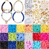 24 Fimo Wafer Alphabet beads Jewelry parts manual DIY Beading Bracelet Necklace Earrings Amazon suit