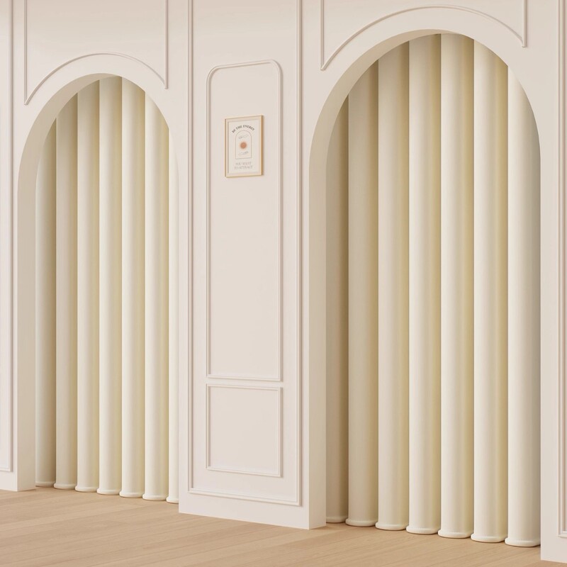 Bedroom Blackout Door Curtain Air Conditioning Partition Curtain Punch-Free Cream Style High-End Curtain Kitchen Fitting Room Curtain Bedroom Blackout Door Curtain Air Conditioning Partition Curtain Punch-Free Cream Style High-End Curtain Kitchen Fitting Room Curtain