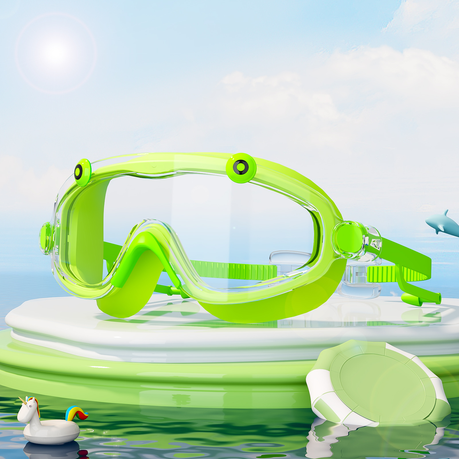 KH23-B 연두색 [박스형]