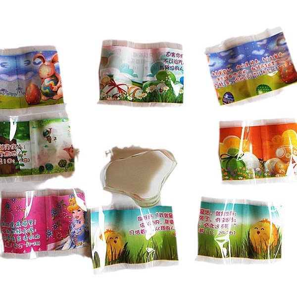 100 piezas de película de huevo de Pascua envase exterior película de huevo de pato película de huevo retráctil perímetro de regalo 14,5 cm