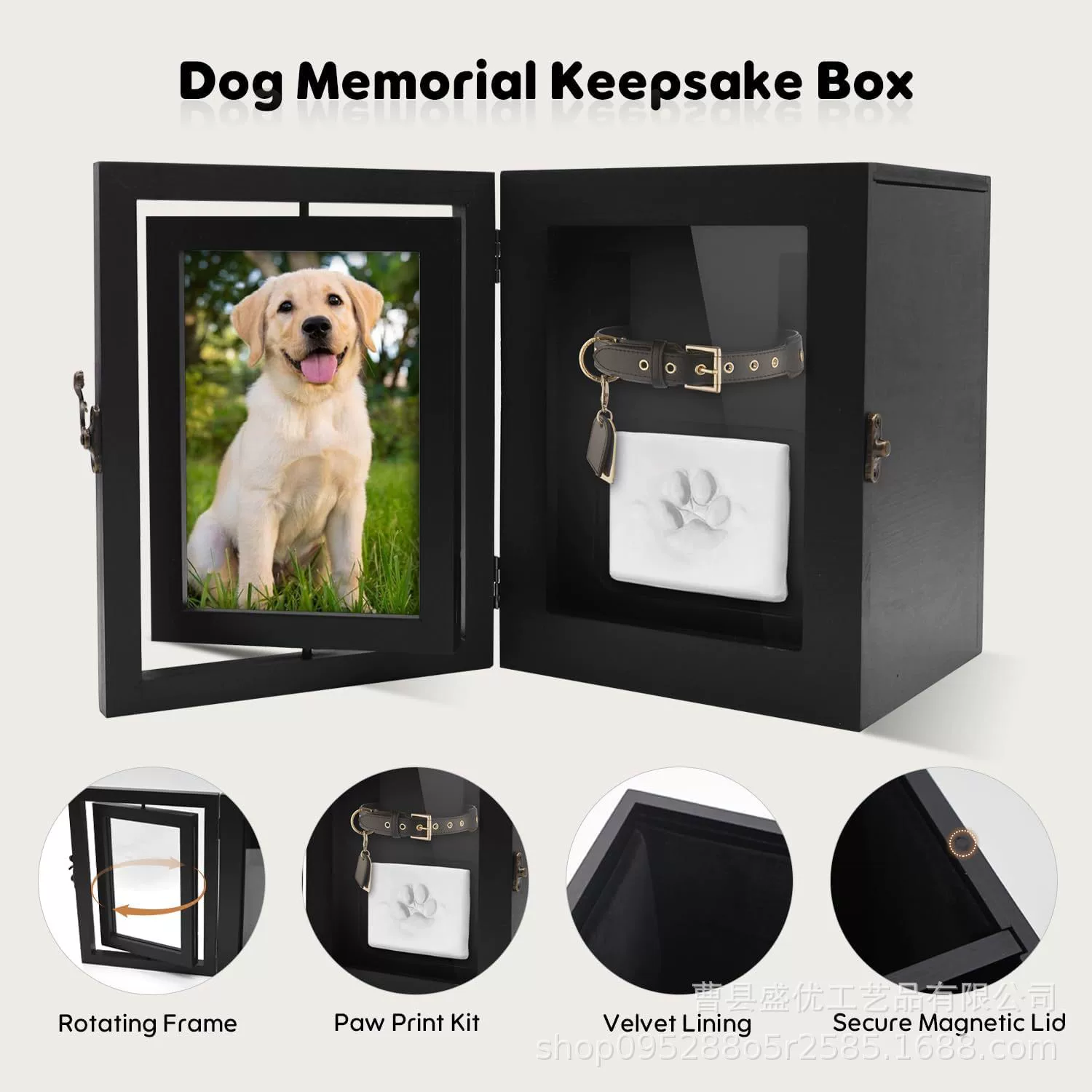 Пепел для домашних животных из массива дерева Коробка для собак Маленький гроб для собак