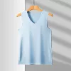 Men-Lake Blue-V-neck-No trace