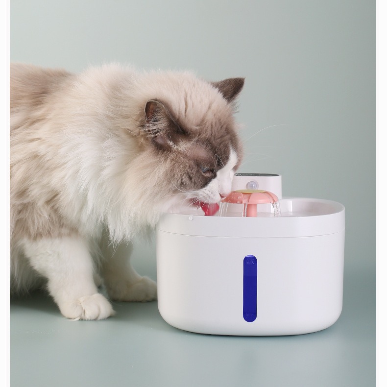 Dispensador de agua para mascotas alimentador de agua para perros inteligente inducción de larga resistencia dispensador de agua para gatos fácil limpieza suministros para mascotas