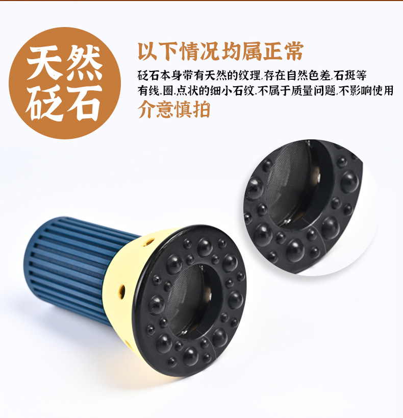 4cm Bian Stone Moxa Jar Moxibustion Tube Smoke Control Ring Home Gua Sha Warm Moxa Tool Set preparation