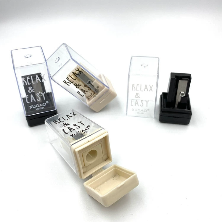 Креативная точилка для карандашей с одним отверстием 2 набора учеников канцелярские принадлежности маленький размер точилка для карандашей печатный логотип