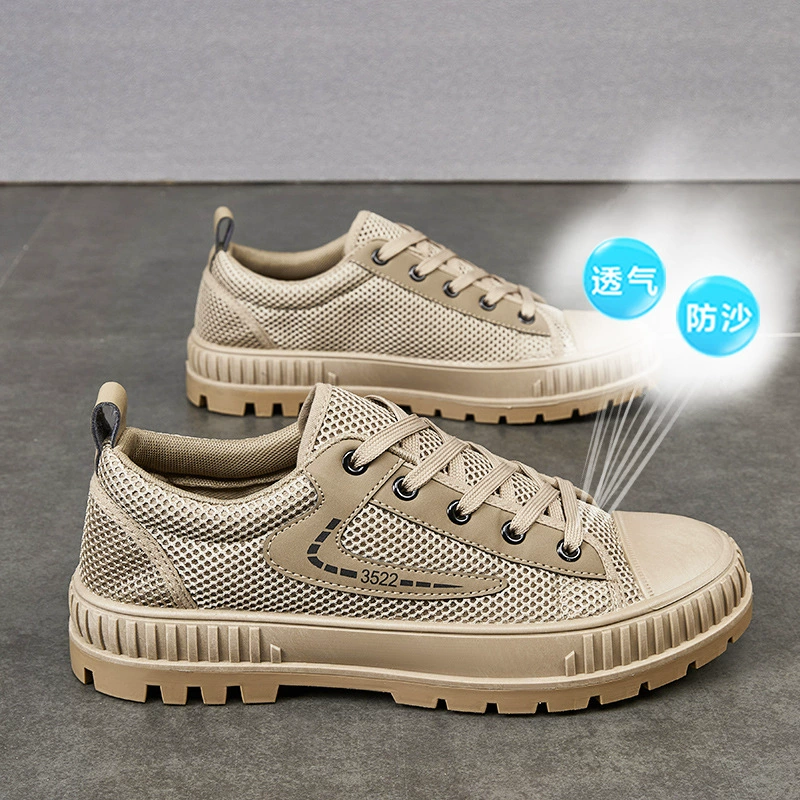 3522 Низкоуровневые дышащая сетка для защиты от песка обувь на открытом воздухе обувь для альпинизма повседневная обувь для кемпинга обувь для защиты от загрязнения и труда обувь