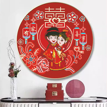 十字绣厂家抖音快手小红书一件代发2025新款线绣客厅刺绣结婚送礼