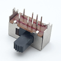 SK-23E01 三档拨动开关卧式侧拨8脚3档双排2P3T电源 三档滑动开关