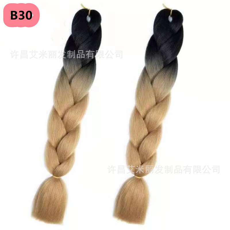 Trenzas africanas con cabello rosa渐 – materiales de alta temperatura, estilo boxeador