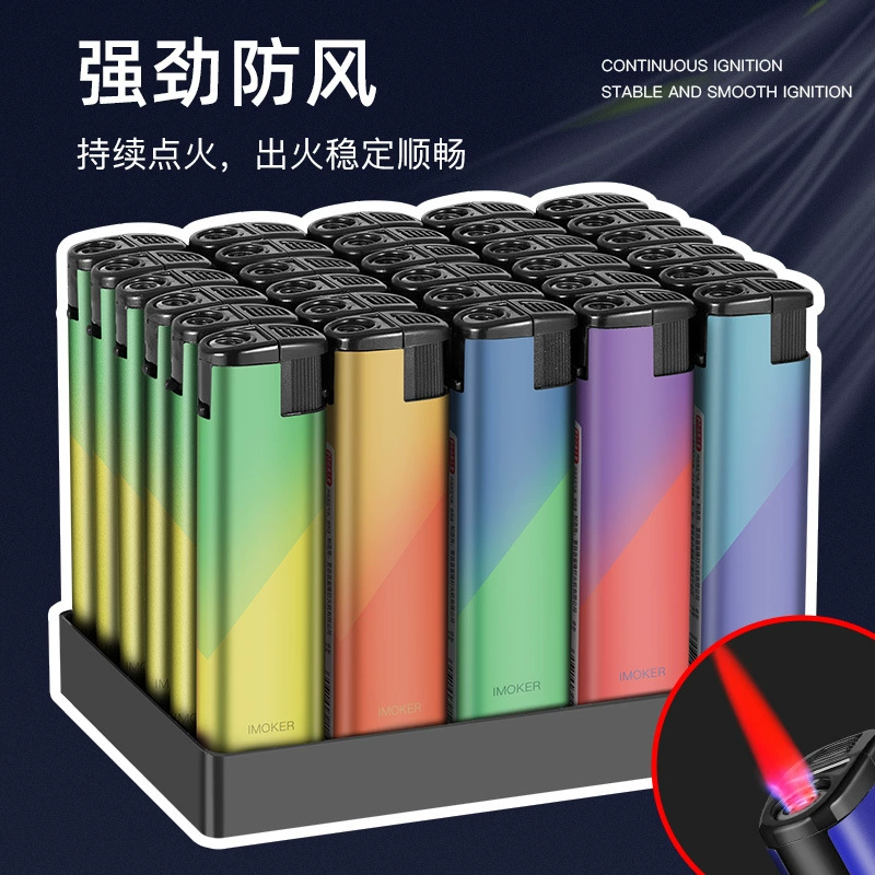 Ветрозащитная Зажигалка Утолщенная Взрывозащищенная Оптовая Бытовая Обычная прочная надувная одноразовая Зажигалка Супермаркет оптовый заказ