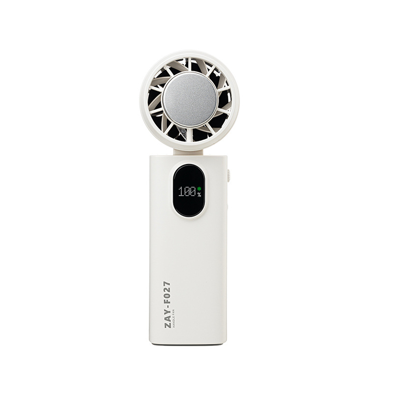 2026 New Ice Compress High-Speed Semiconductor Cooling Handheld Portable Rechargeable Foldable Small Fan_voghion.com