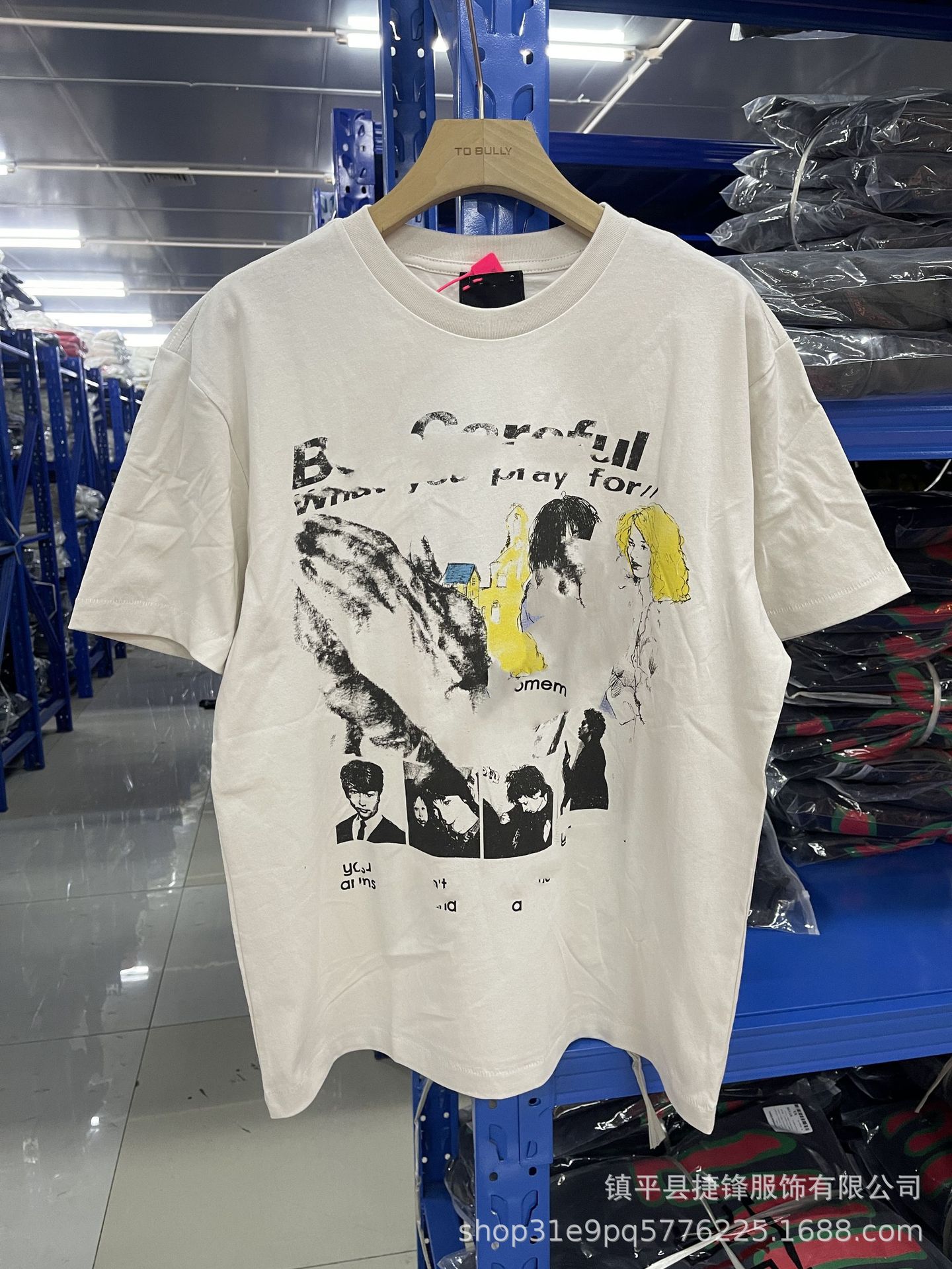 クロスボーダーの新型欧米のファッションブランドのレトロな水洗いは古い落書きをします。