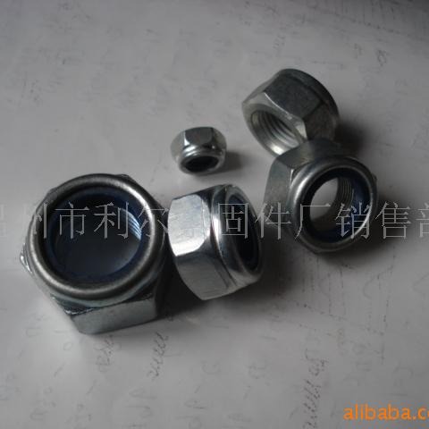 六角锁紧螺母 尼龙防松螺母-国标GB889