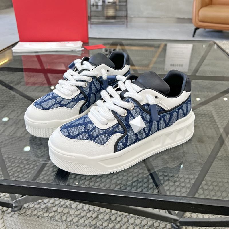 Valentino Toile Iconographe Platform Toile Iconographe Blue White