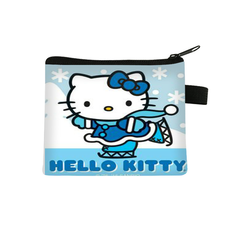 Nuevo Sanrio bolso de cambio de Navidad de alto valor facial bolso de tarjetas encantador bolso de almacenamiento de gran capacidad de moda para estudiantes primarios