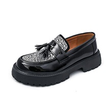 S 55037 Men's Rhinestone Tassel Shoes ��ʿˮ������ƤЬ