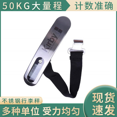 machining LOGO Luggage Scale Stainless steel Cover portable express Electronic scale Travel? Luggage and luggage Shopping Anti-cheat