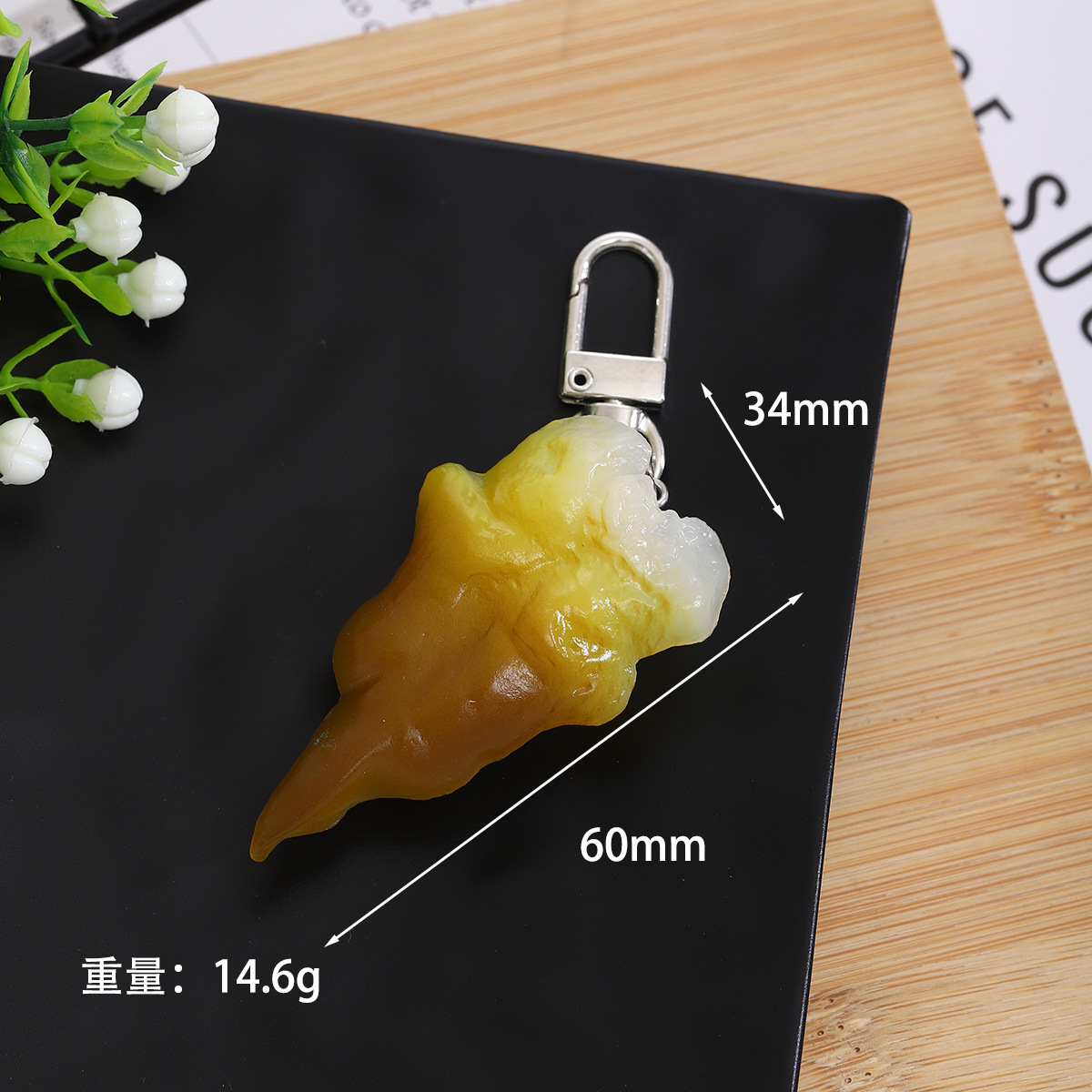 PVCファッションシミュレーション日本式寿司キーホルダー写真撮影シミュレーション食品道具学生かばんDIYストラップ