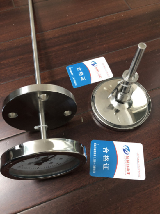 隔爆双金属温度计 径向型双金属温度计 工作原理