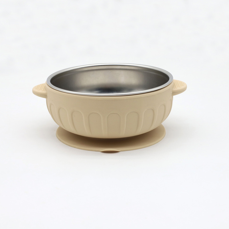 Amazon スポットシリコン 304 ステンレス鋼食器 7 点セット取り外し可能な吸盤プレートボウルセット|undefined