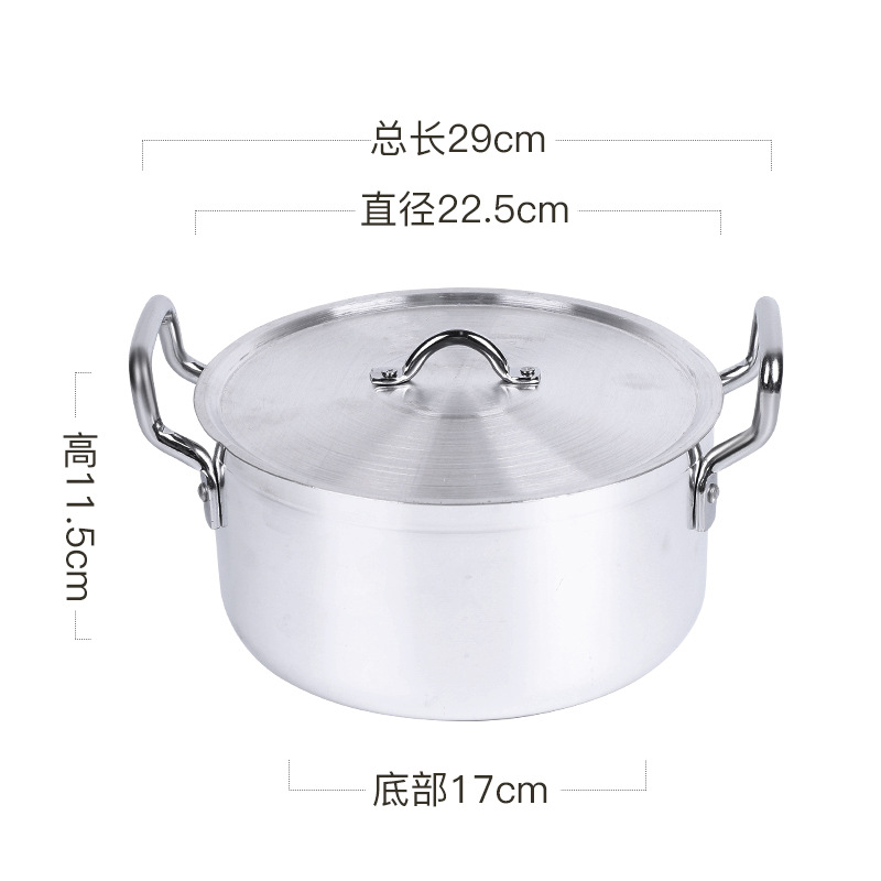 Nuevo moderno simple hogar set de siete piezas set de ollas antiadherente regalo de reunión anual al por mayor caja de regalo