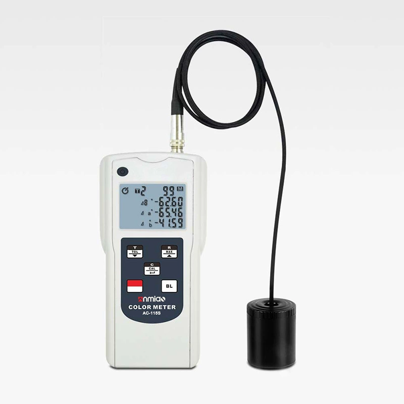 Ручной детектор разницы цветов Колориметр AC-115S Пластиковый измеритель цвета Быстрый измеритель цвета