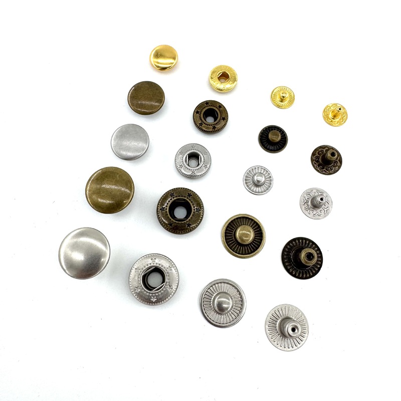 金属メッキ四つ折りボタン655 633 831スナップボタン10mm12.5mm15mm8050緊急ボタンアクセサリー|undefined