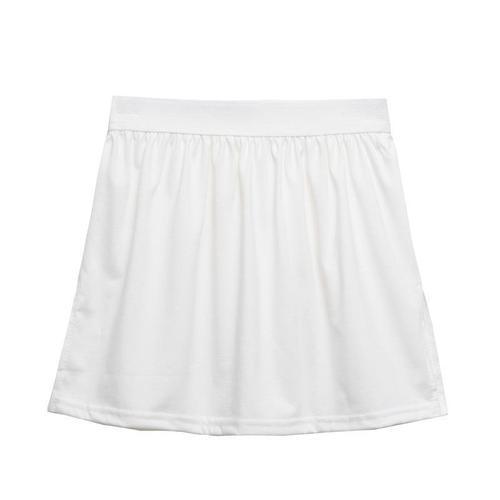 Thick and warm padded spring oversized hoodie with false inner layer, layered with semi-skirt to cover the buttocks, small diaper cover