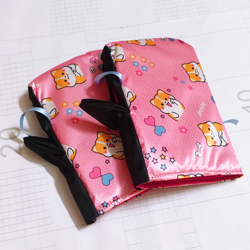 핑크 하트 귀여운 개 (가을과 겨울 따뜻한 기모)