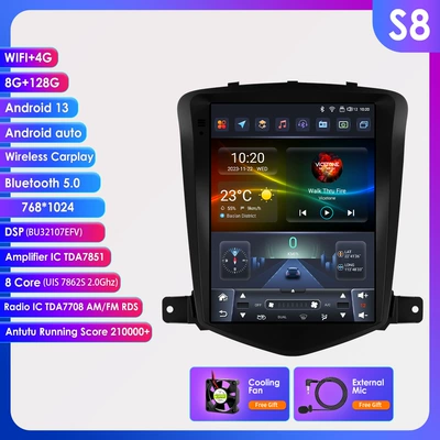 Android Navigation Car Gps — DVD Navigation - 8128g-wifi4g-lte-version-7862-carplay-eight-core-97inch-suitable-for-08-12-chevrolet-cruze-j300