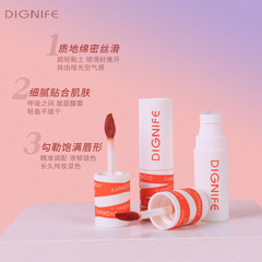 DIGNIFE女主角唇泥批發霧面啞光絲絨口紅唇釉唇彩學生平價